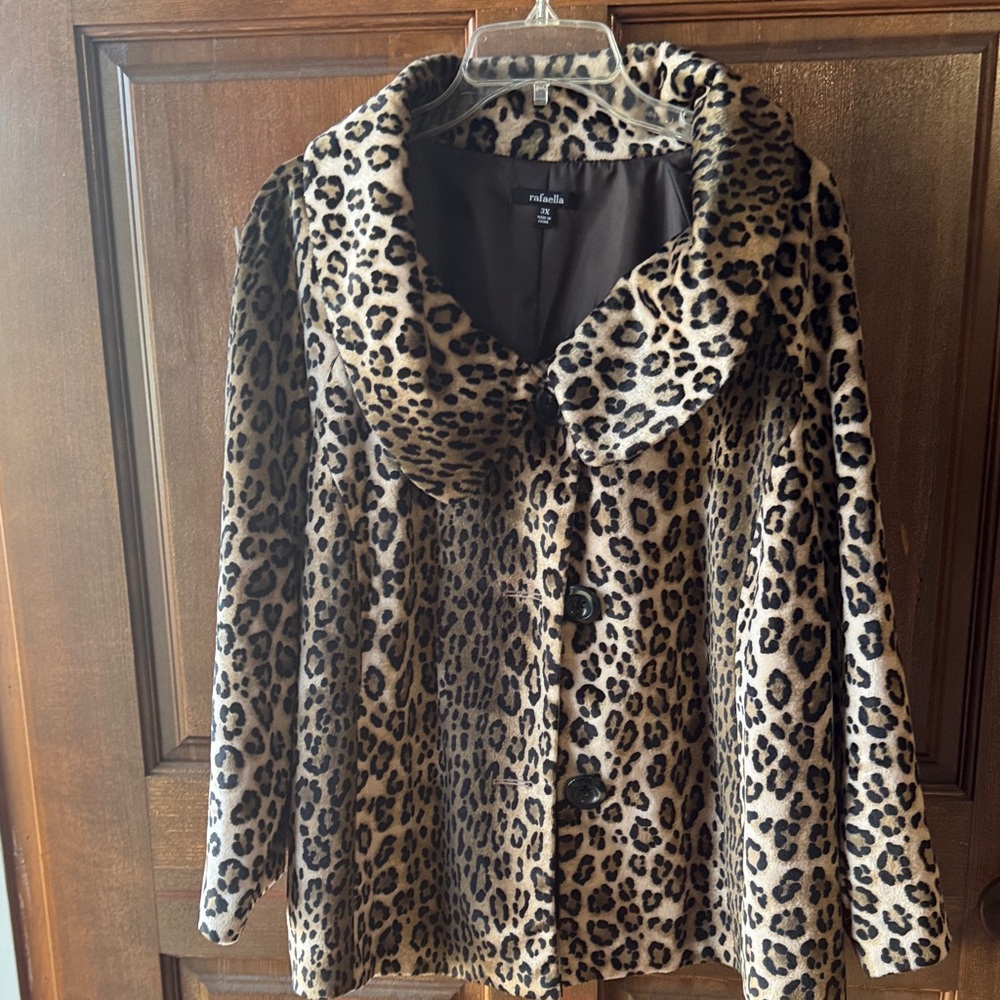 Rafaella Leopard Print Jacket